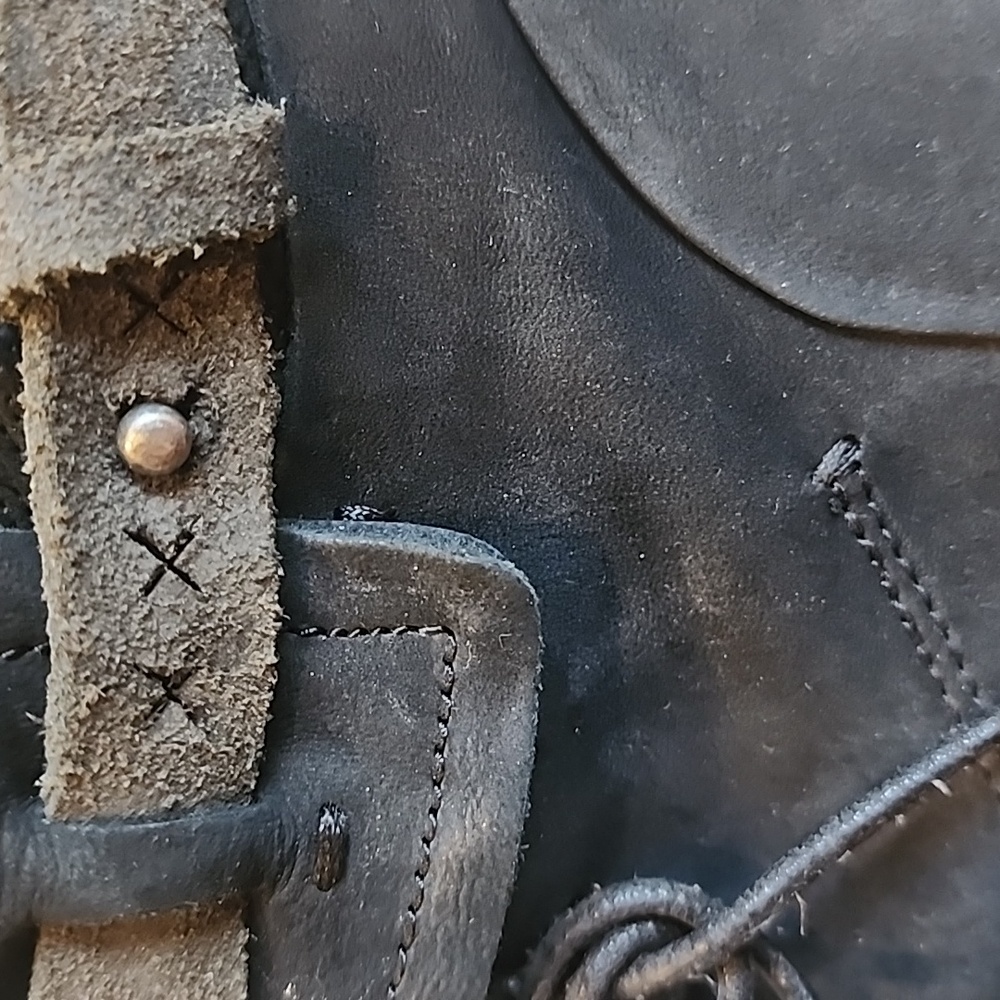 Dolce Vita Dixie Lace Up Black Ankle Boots 6 - Picture 9 of 10
